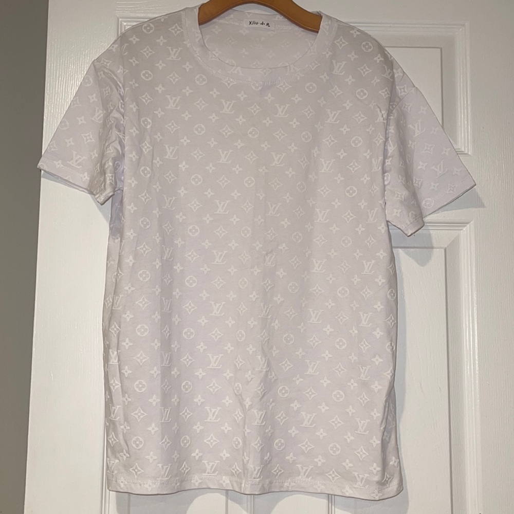 Unisex Louis Vuitton white shirt , with Lv’s all over , brand new